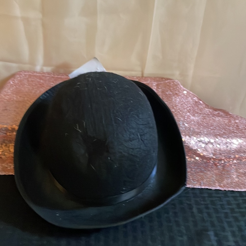 Halloween Fedora Black Hat Costume New with tag - Picture 3 of 4